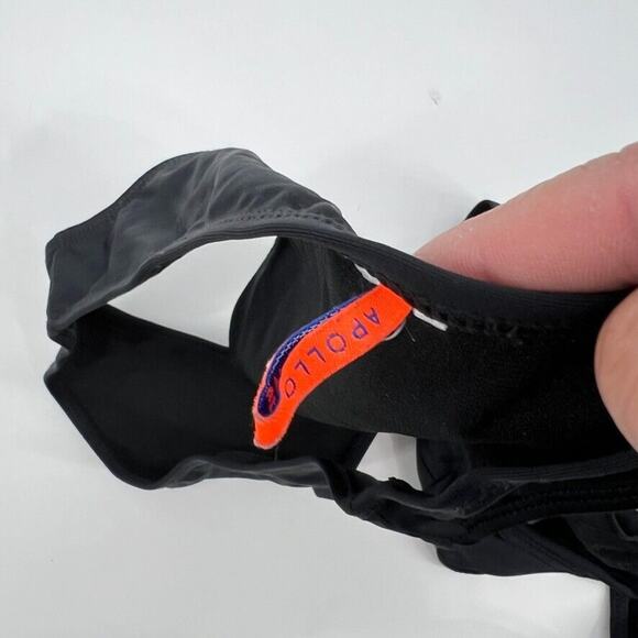 Apollo Swimwear 2 Piece Swim Set Black Halter and Bikini Swim Suit Sz. S - Picture 3 of 7